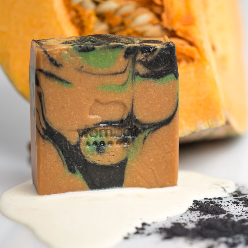 Pumpkin and Charcoal Soap